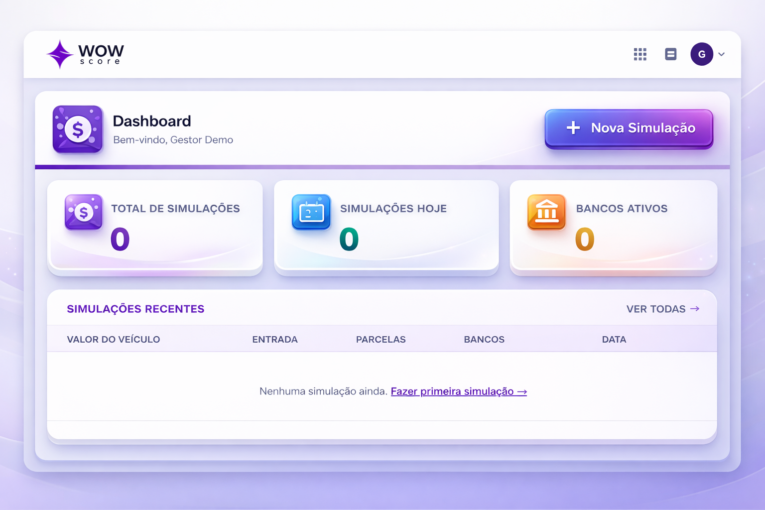 Sistema gestão revenda veículos